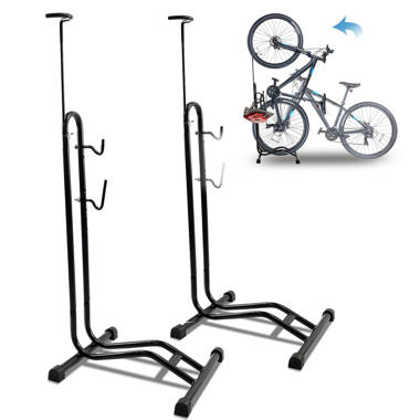 Vertical freestanding bike discount rack